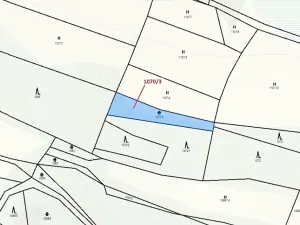 Dražba pozemku, Kněžnice, 631 m2