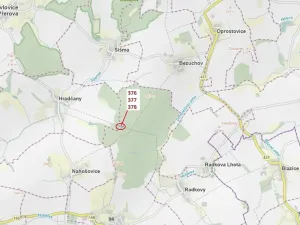 Dražba lesa, Hradčany-Kobeřice, 1703 m2