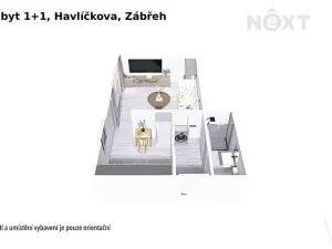 Prodej bytu 1+1, Zábřeh, Havlíčkova, 28 m2