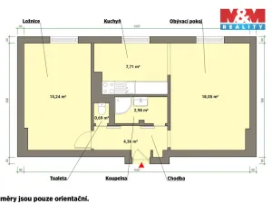 Pronájem bytu 2+1, Mariánské Lázně - Úšovice, Skalníkova, 52 m2