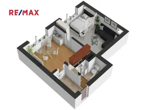 Prodej bytu 1+1, Nový Bor, Boženy Němcové, 35 m2