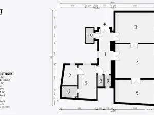 Prodej bytu 3+1, Brno, Dvořákova, 106 m2