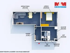Prodej bytu 2+1, Plzeň - Jižní Předměstí, Alešova, 52 m2