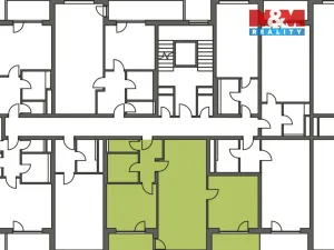 Pronájem bytu 3+kk, Pardubice - Zelené Předměstí, Boženy Vikové-Kunětické, 77 m2