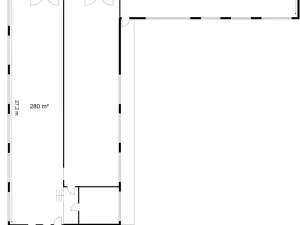 Pronájem skladu, Vsetín, Lázky, 430 m2