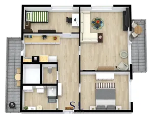 Pronájem bytu 3+1, Nový Bor, Skalická, 84 m2