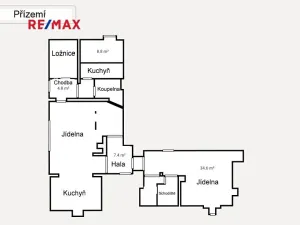 Prodej rodinného domu, Holetín, 800 m2