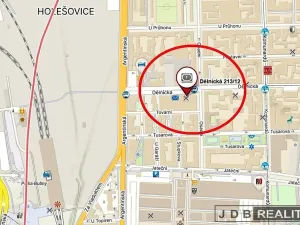 Pronájem kanceláře, Praha - Holešovice, Dělnická, 50 m2