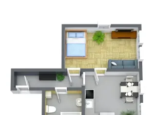 Pronájem bytu 1+1, Liberec, Klostermannova, 58 m2