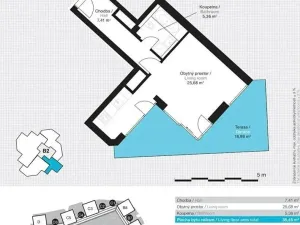 Prodej bytu 1+kk, Praha - Žižkov, Ke kapslovně, 38 m2