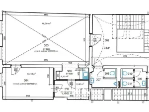 Pronájem kanceláře, Jihlava, Masarykovo náměstí, 73 m2