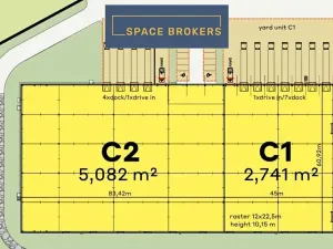 Pronájem skladu, Pardubice, 5082 m2