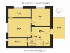 Prodej vícegeneračního domu, Mostek, 140 m2