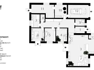 Prodej rodinného domu, Morkovice-Slížany, Zahradní, 210 m2