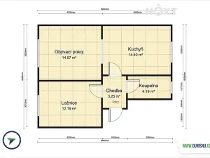 Pronájem bytu 2+1, Šumperk, Zborovská, 49 m2