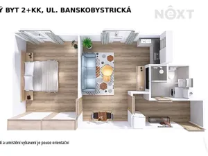 Prodej bytu 2+kk, Šumperk, Banskobystrická, 44 m2