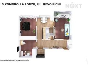 Pronájem bytu 3+1, Šumperk, Revoluční, 75 m2