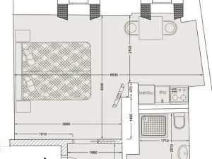 Pronájem bytu 1+kk, Praha - Staré Město, Kozí, 31 m2