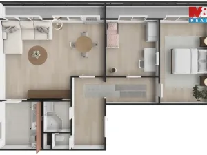 Prodej bytu 3+1, Kladno - Kročehlavy, Benešovská, 66 m2