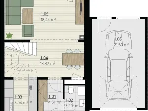 Prodej rodinného domu, Újezd u Brna, 89 m2
