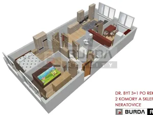 Prodej bytu 3+1, Neratovice, 68 m2