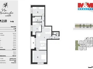 Prodej bytu 4+kk, Brandýs nad Labem-Stará Boleslav, Dřevčická, 101 m2