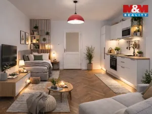 Prodej bytu 1+1, Praha - Holešovice, Za papírnou, 25 m2