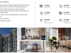 Prodej bytu 1+kk, Dubaj, Spojené arabské emiráty, 40 m2