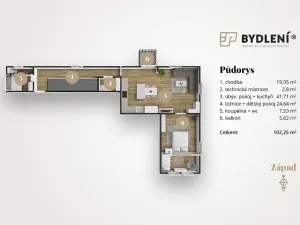 Prodej bytu 2+1, Teplice, Masarykova třída, 96 m2