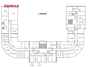 Pronájem kanceláře, Praha - Hloubětín, Nademlejnská, 77 m2