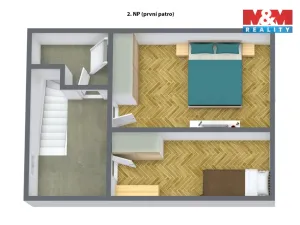 Prodej rodinného domu, Březová, Okružní, 74 m2