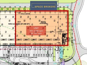 Pronájem skladu, Ostředek, 4540 m2