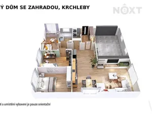 Prodej rodinného domu, Krchleby, 110 m2