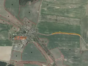 Dražba pozemku, Cebiv, 6401 m2