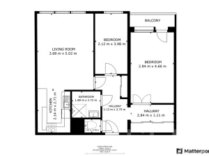 Pronájem bytu 3+kk, Praha - Chodov, V průčelí, 63 m2