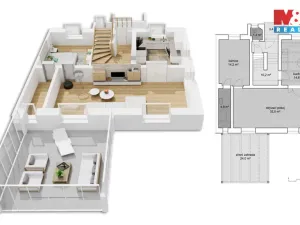 Prodej rodinného domu, Praha - Hlubočepy, Pod Žvahovem, 182 m2