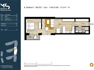 Pronájem bytu 2+kk, Plzeň, Pallova, 52 m2