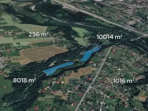 Prodej podílu lesa, Bystřice, 6434 m2