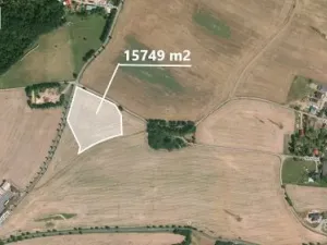 Prodej podílu pole, Davle, 5249 m2