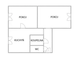 Prodej bytu 2+1, Karviná - Ráj, Borovského, 55 m2
