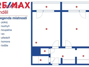 Pronájem bytu 2+kk, Praha - Krč, Štúrova, 49 m2