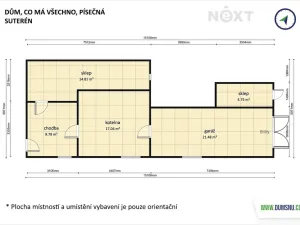 Prodej rodinného domu, Písečná, 213 m2