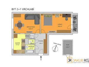 Prodej bytu 2+1, Vrchlabí, Revoluční, 54 m2