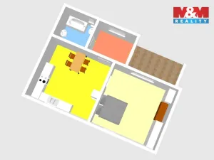 Prodej rodinného domu, Polní Chrčice, 55 m2