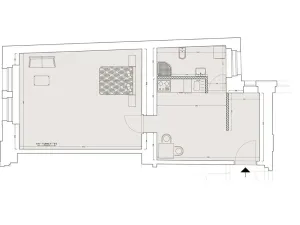 Pronájem bytu 2+kk, Praha - Nové Město, Lípová, 41 m2