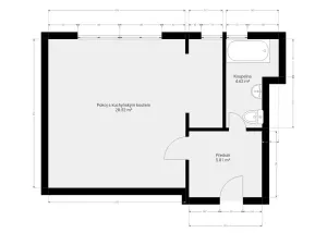 Prodej bytu 1+kk, Praha - Břevnov, Kolátorova, 39 m2
