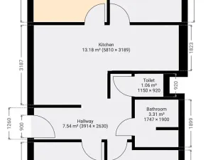 Pronájem pokoje, Praha - Žižkov, Roháčova, 12 m2
