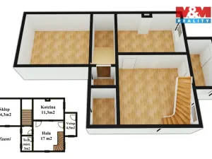 Prodej rodinného domu, Přerov - Přerov VII-Čekyně, Jabloňová, 131 m2