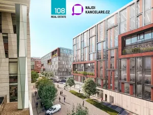 Pronájem kanceláře, Praha - Karlín, Rohanské nábřeží, 2000 m2