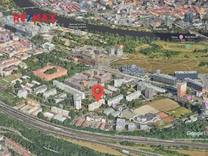 Pronájem bytu 3+kk, Praha - Karlín, Nekvasilova, 55 m2
